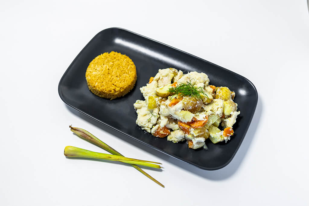 Coconut & Lemongrass Baked Bass Curry